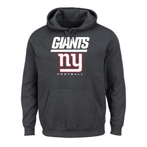 NFL Men's Long Sleeve Screen Print Hooded Fleece Pullover