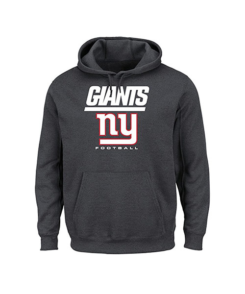 NFL Men's Long Sleeve Screen Print Hooded Fleece Pullover